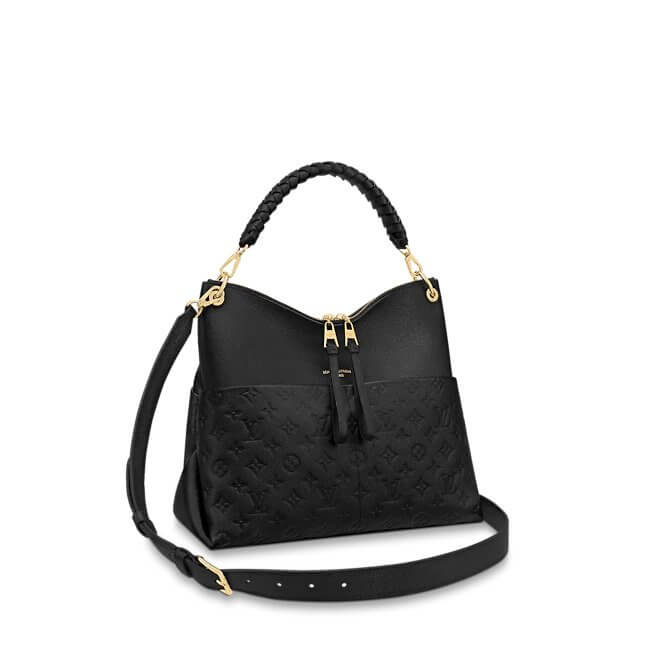 Maida Hobo Monogram Empreinte Leather in Black - Handbags M45522 | L*V