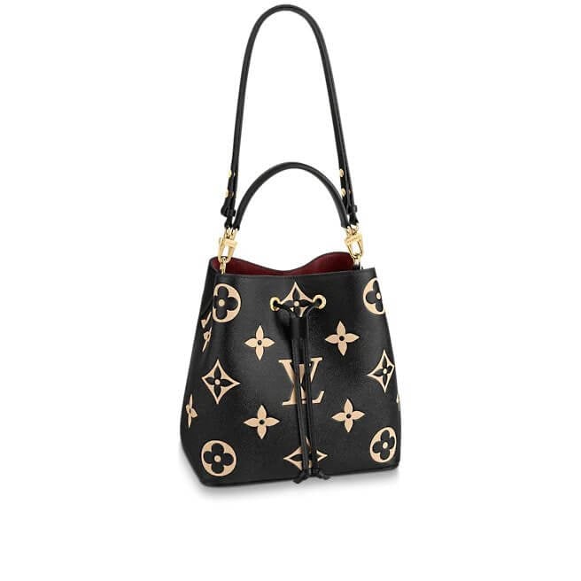 NéoNoé MM Bicolor Monogram Empreinte Leather in Black - Handbags M45497 | L*V