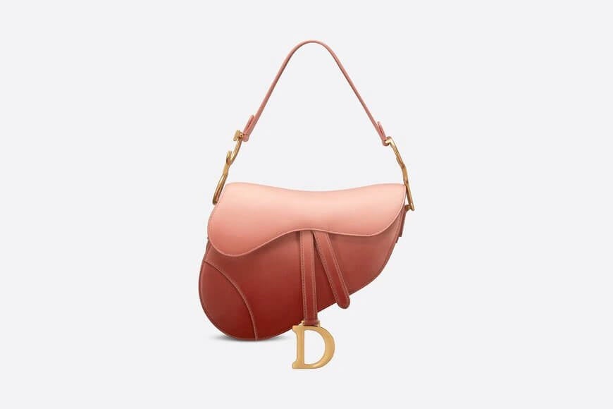 Saddle Bag Pink Gradient Calfskin