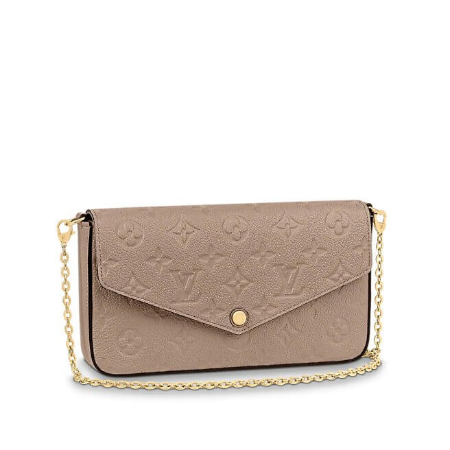 Luxury Monogram Leather Pochette Felicie Bag | L*V