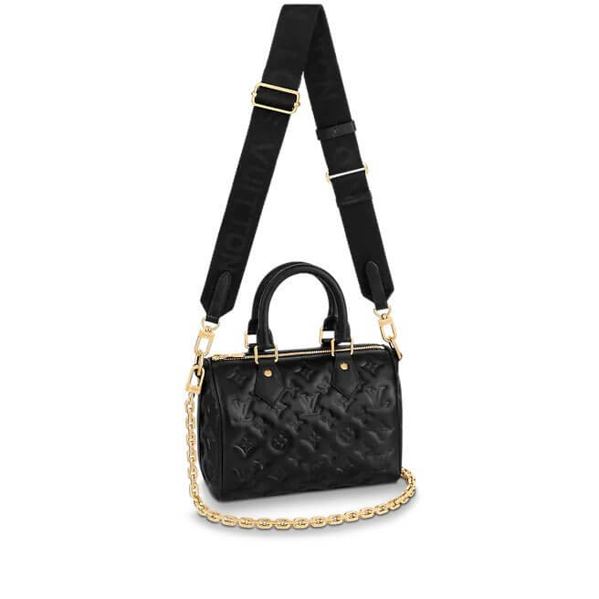 Speedy Bandoulière 22 H27 in Black - Handbags M58631 | L*V