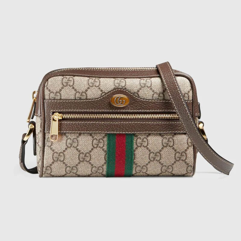 GG Supreme Ophidia Mini Bag With Front Zipper Pocket | G*G® US