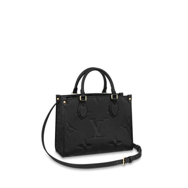 Onthego PM Monogram Empreinte Leather in Black - Handbags M45653 | L*V