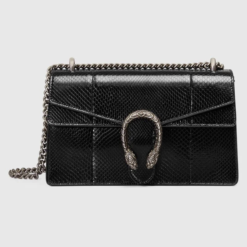 Black Python Dionysus Shoulder Bag | G*G® US