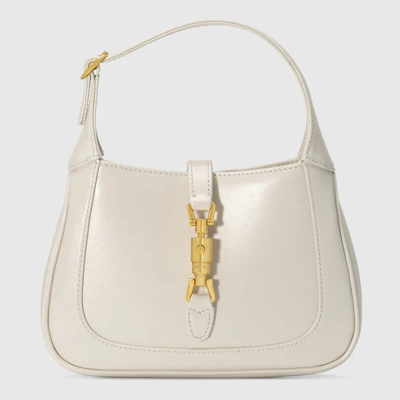 Jackie 1961 Mini Hobo Bag In White Leather | G*G® US