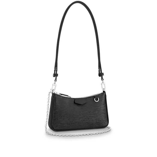 Easy Pouch On Strap Epi Leather in Black - Small Leather Goods M80471 | L*V