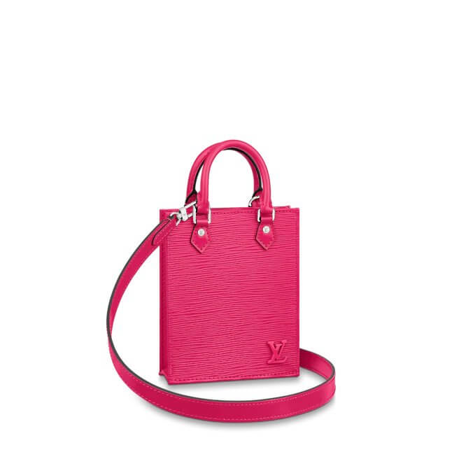 Petit Sac Plat Epi Leather in Rose - Small Leather Goods M80168 | L*V
