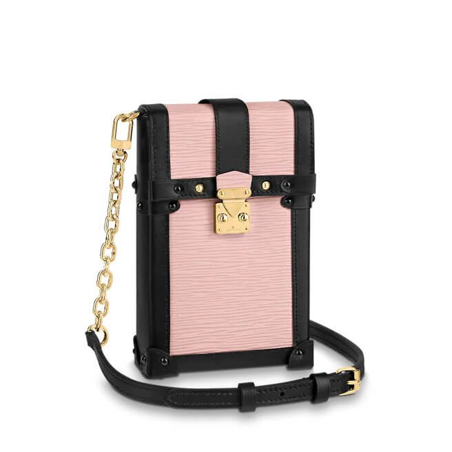 Vertical Trunk Pochette Epi Leather in Rose - Small Leather Goods M67872 | L*V