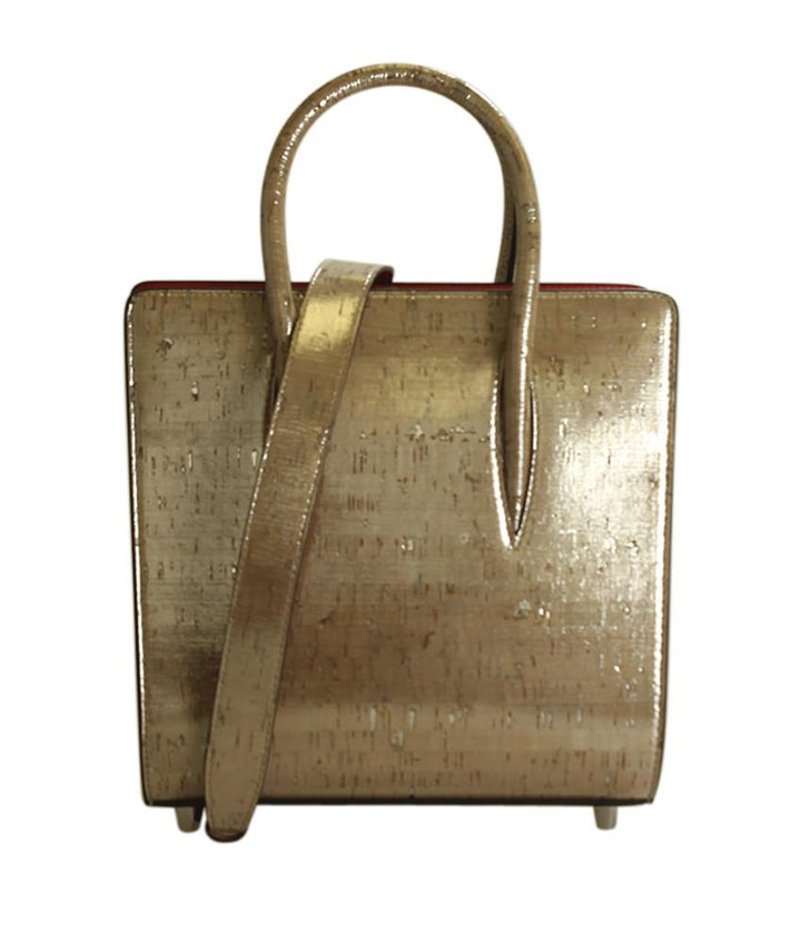 Christian Louboutin Small Paloma Brown Leather 2- Way Bag