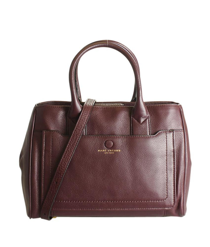 Marc Jacobs Empire Burgundy Leather 2- Way Bag