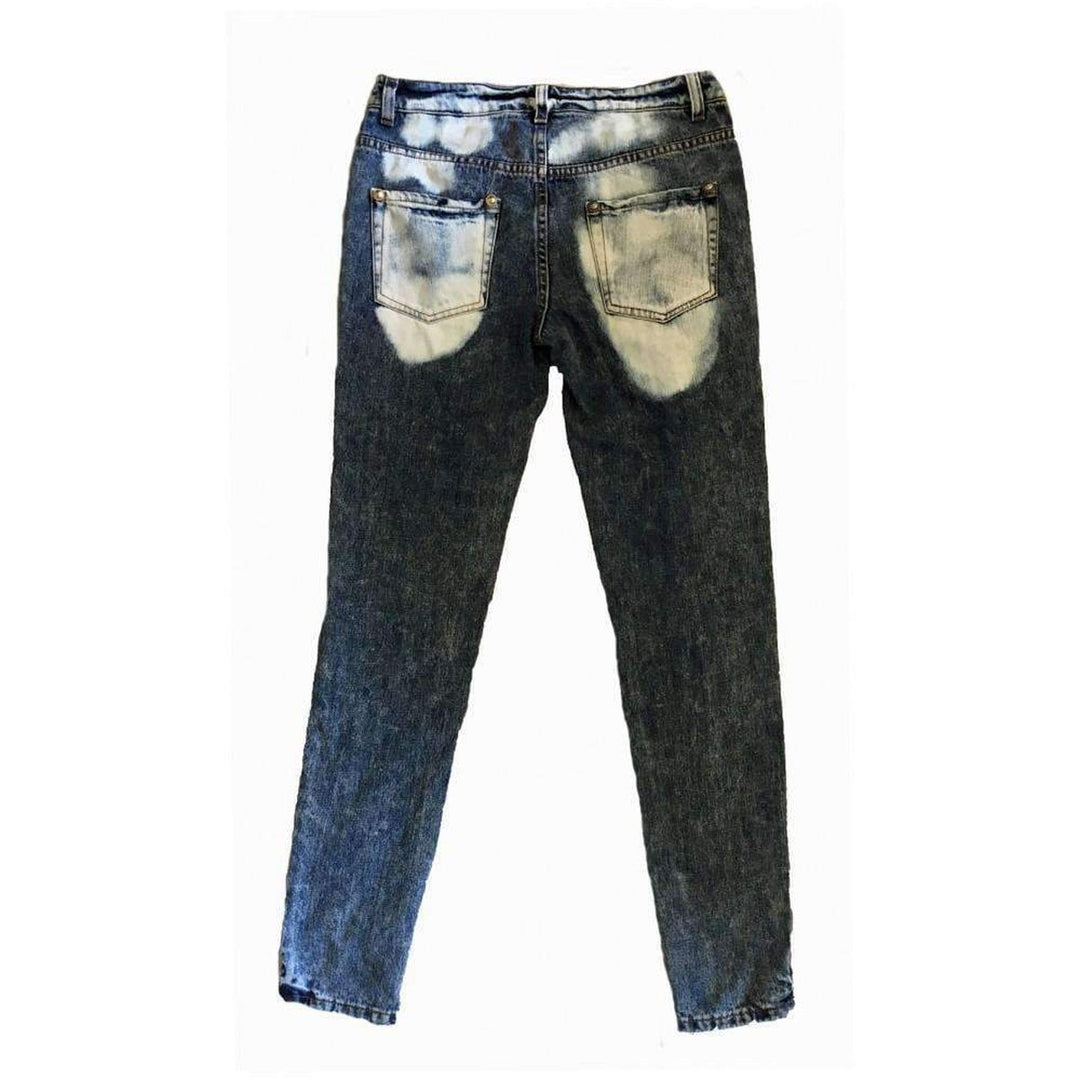 Skinny Metal Embellishment Jeans