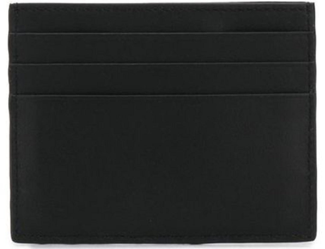 Fendi Unisex Camouflage FF Print Black Green Calf Leather Card Case 7M0164