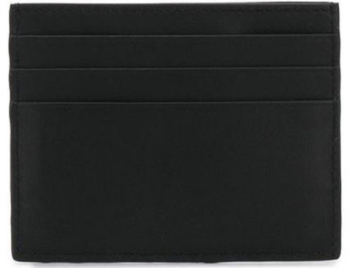 Fendi Unisex Camouflage FF Print Black Green Calf Leather Card Case 7M0164