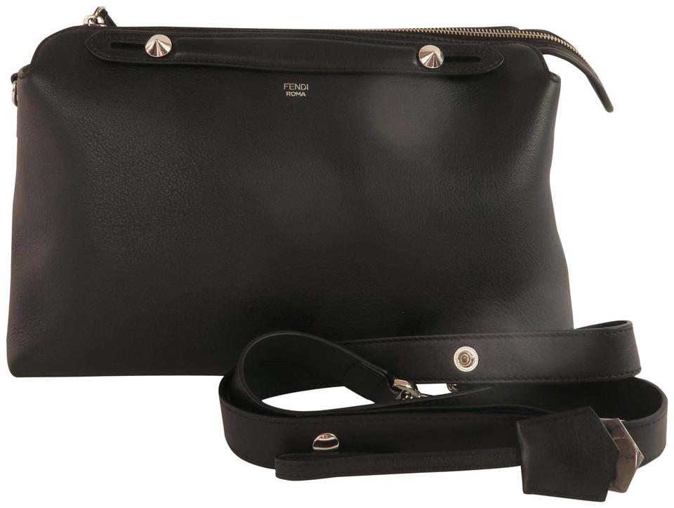 Fendi By The Way Black Calfskin Satchel