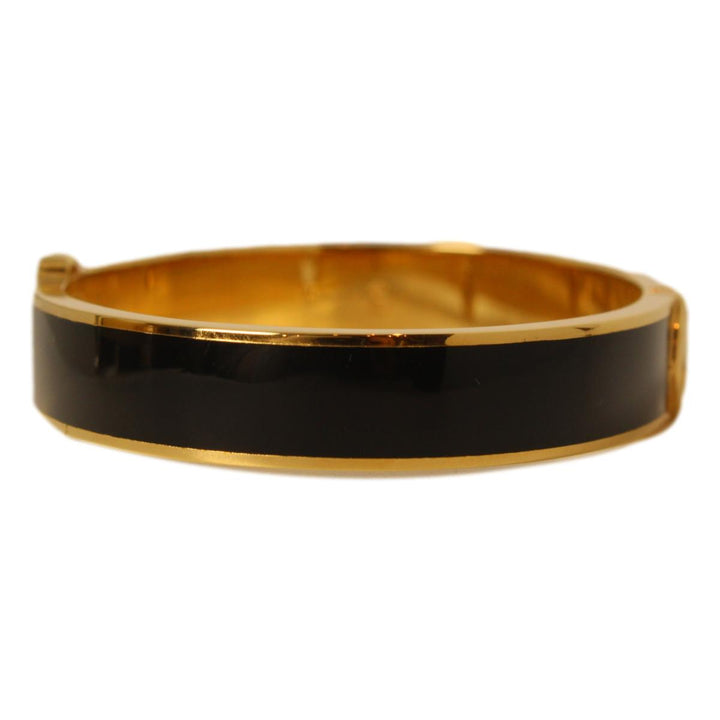 Fendi F is Fendi Brown Black Large Cuff Bracelet 8AG793