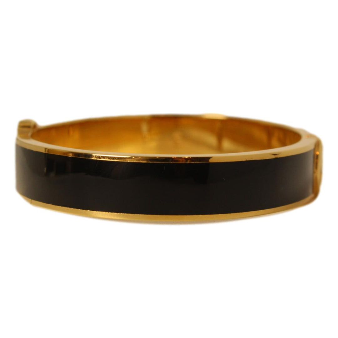 Fendi F is Fendi Brown Black Medium Cuff Bracelet 8AG793