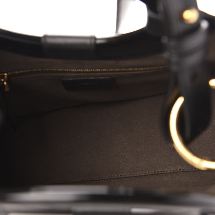 Fendi Runaway Glazed Canvas 1974 FF Stamp Small Shoulder Bag 8BH353
