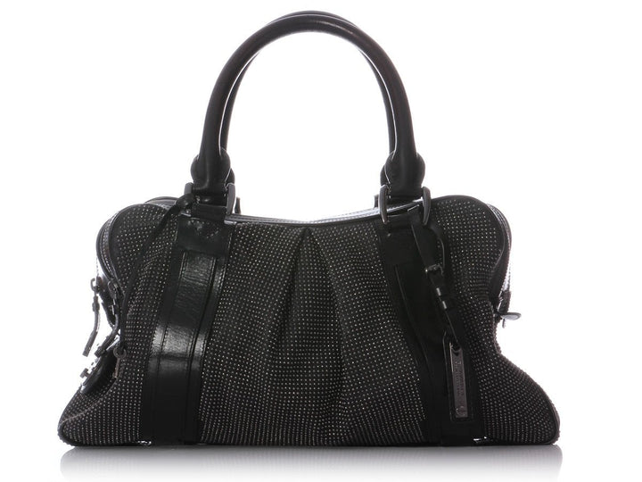 Burberry Small Studded Black Knight Bag
