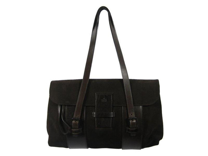 Gucci Dark Brown Suede Shoulder Bag