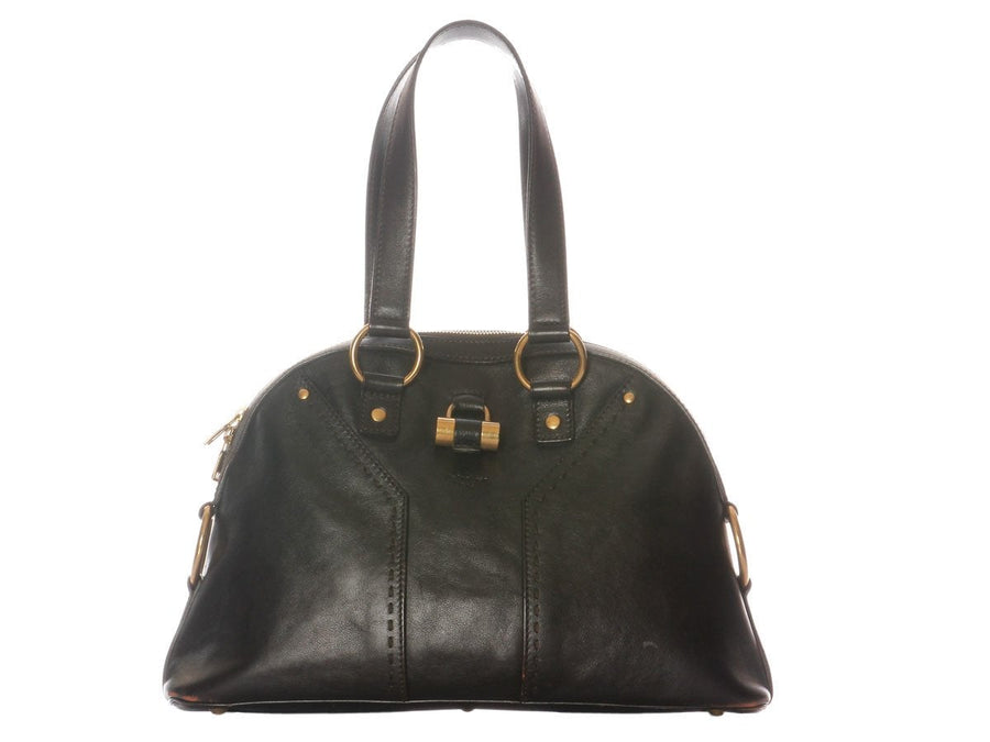 YSL Small Dark Brown Muse