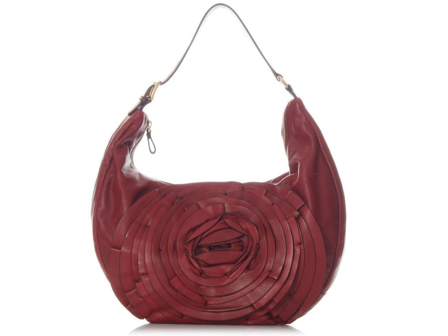 Valentino Red Petal Hobo Deluxe
