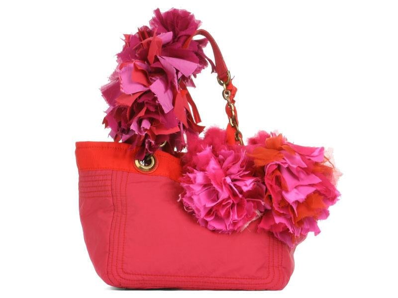 Lanvin Red Nylon Tote