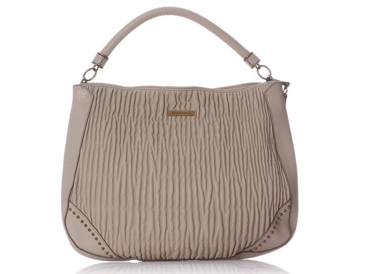 Burberry Taupe Hobo