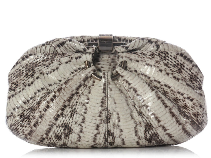 Ferragamo Snakeskin Clutch