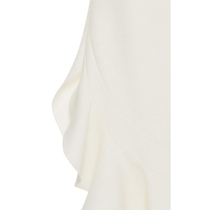 Crepe Ruffle Pants
