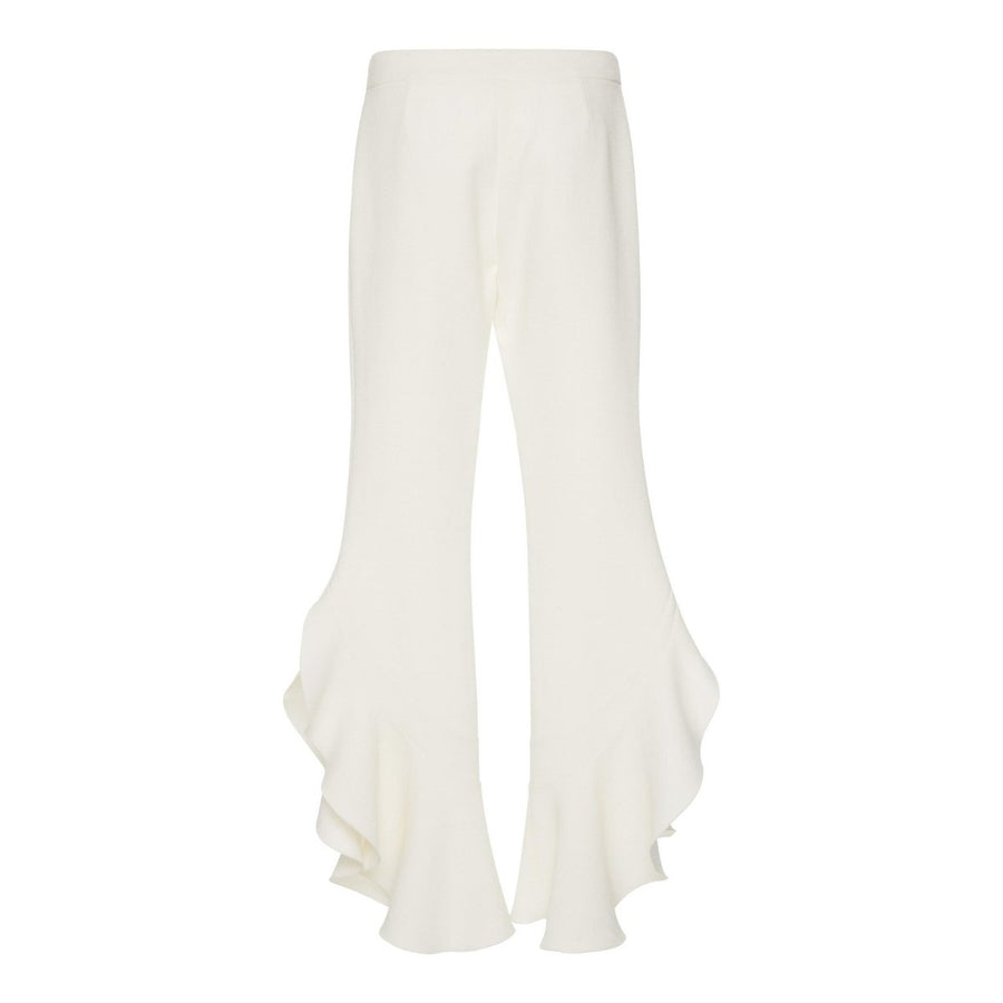 Giambattista Valli-Crepe Ruffle Pants - Runway Catalog