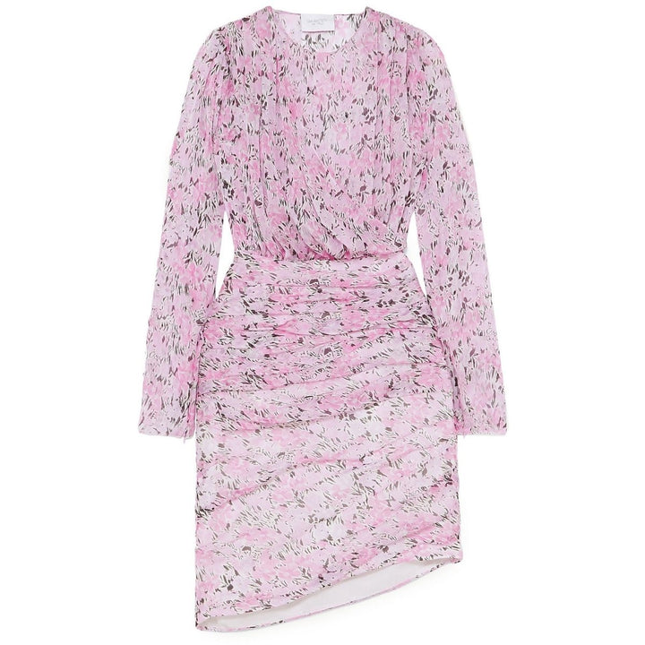 Giambattista Valli-Ruched Floral-print Silk-chiffon Mini Dress - Runway Catalog