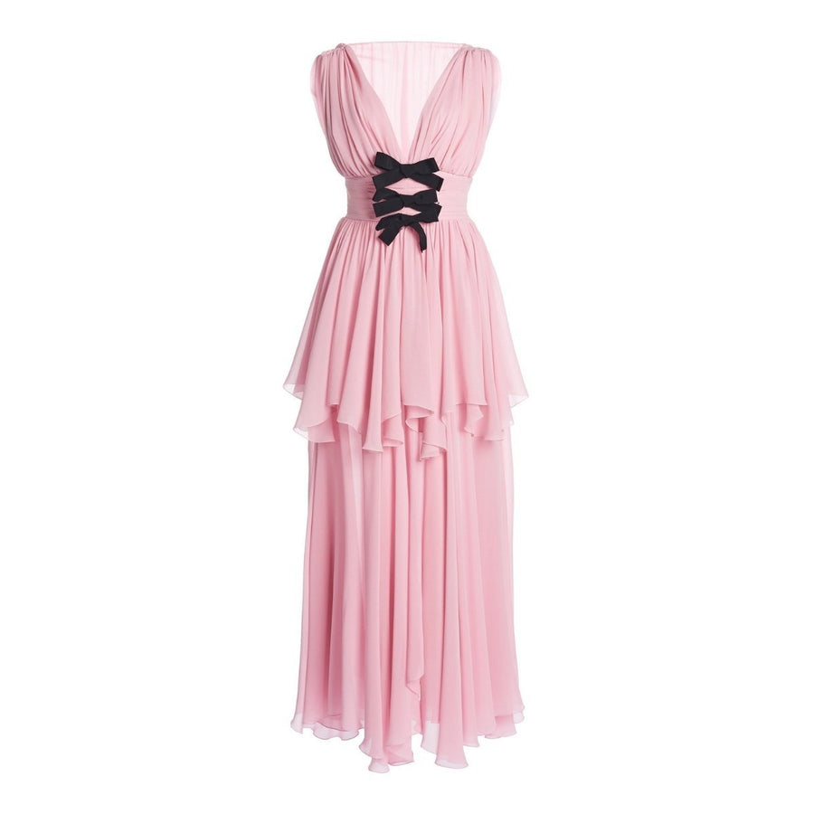 Giambattista Valli-Silk Georgette Maxi Dress - Runway Catalog