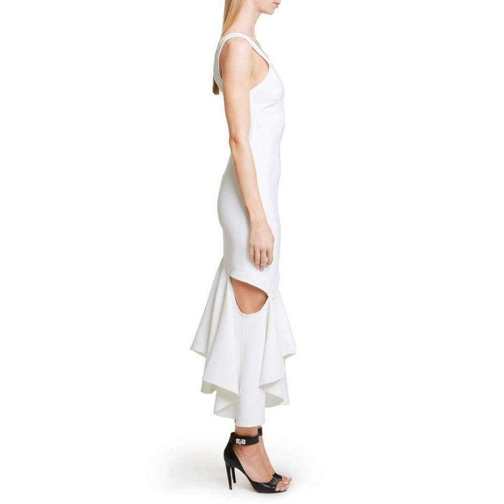 Cutout Stretch Cady Tank Dress