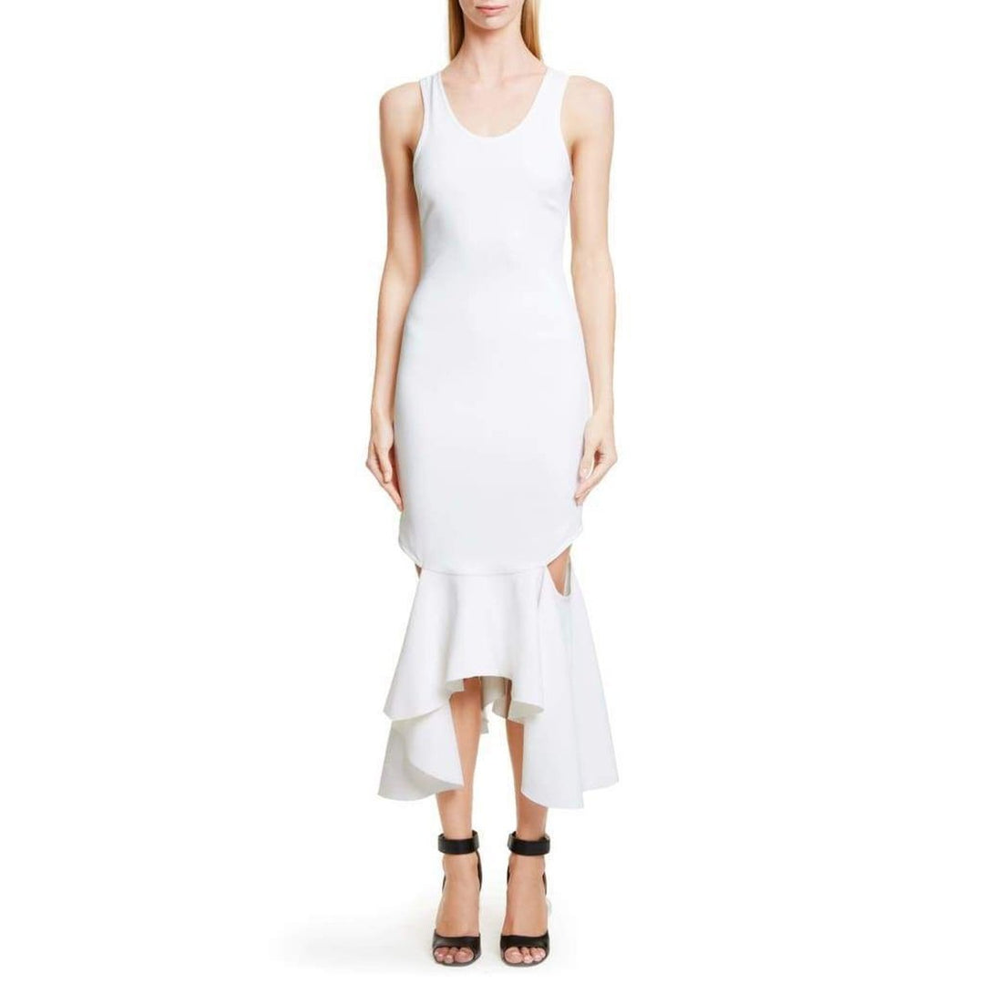 Cutout Stretch Cady Tank Dress