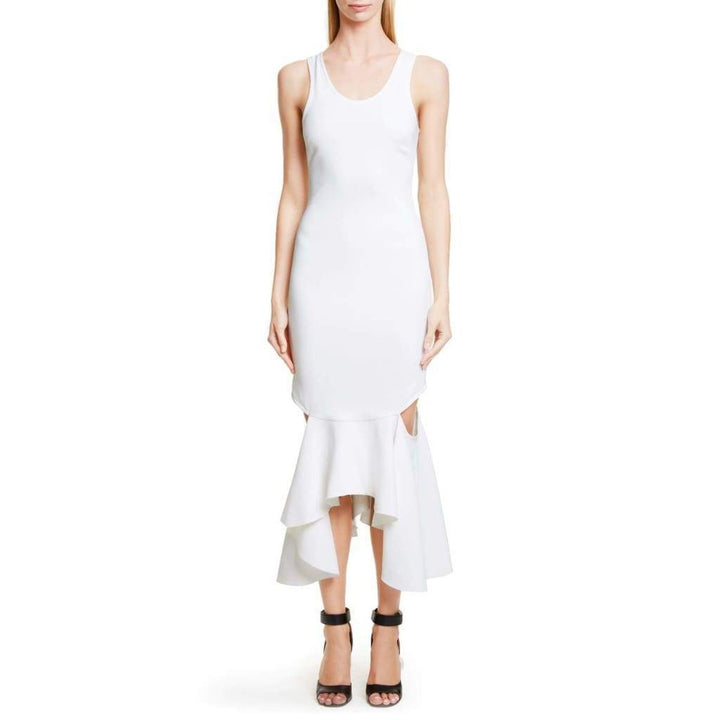 Cutout Stretch Cady Tank Dress
