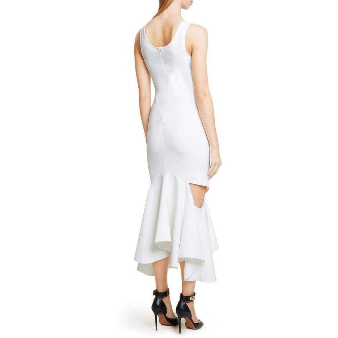 Cutout Stretch Cady Tank Dress