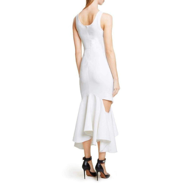 Cutout Stretch Cady Tank Dress
