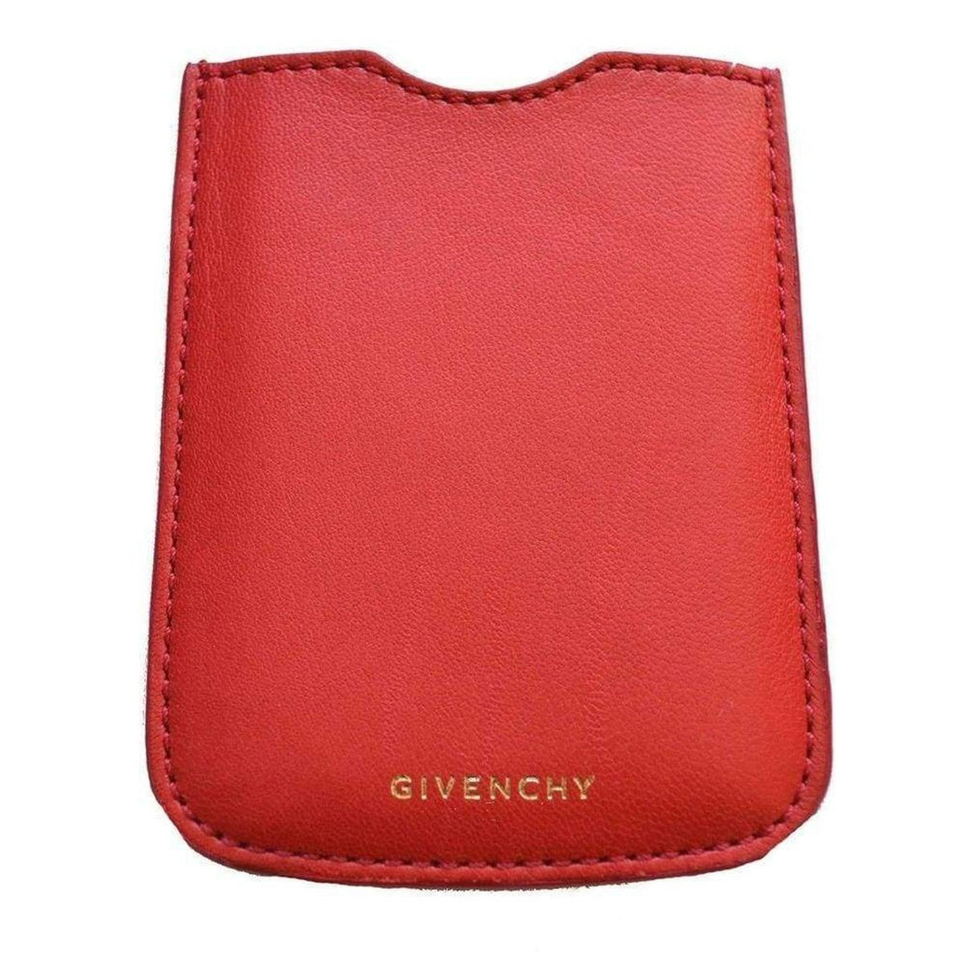 Givenchy Red Leather Phone or Credit Card Case