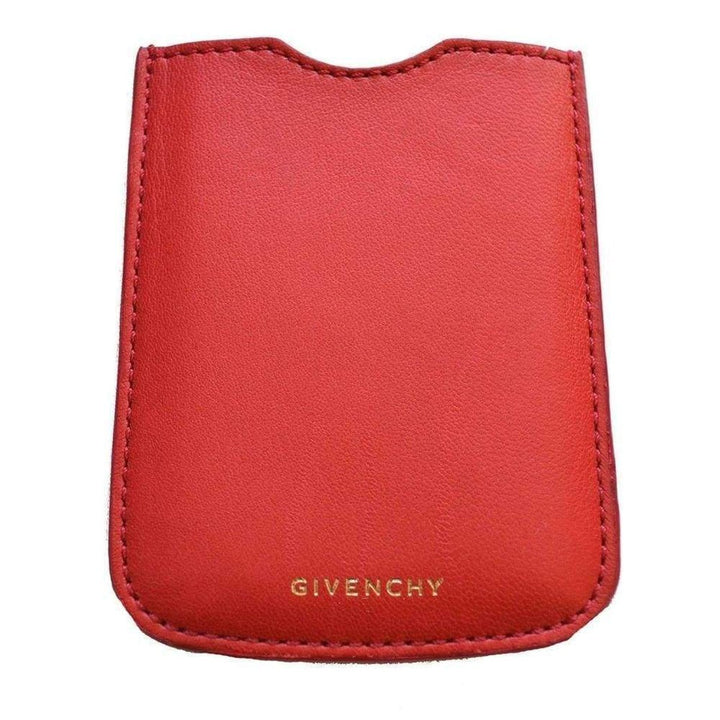 Givenchy Red Leather Phone or Credit Card Case