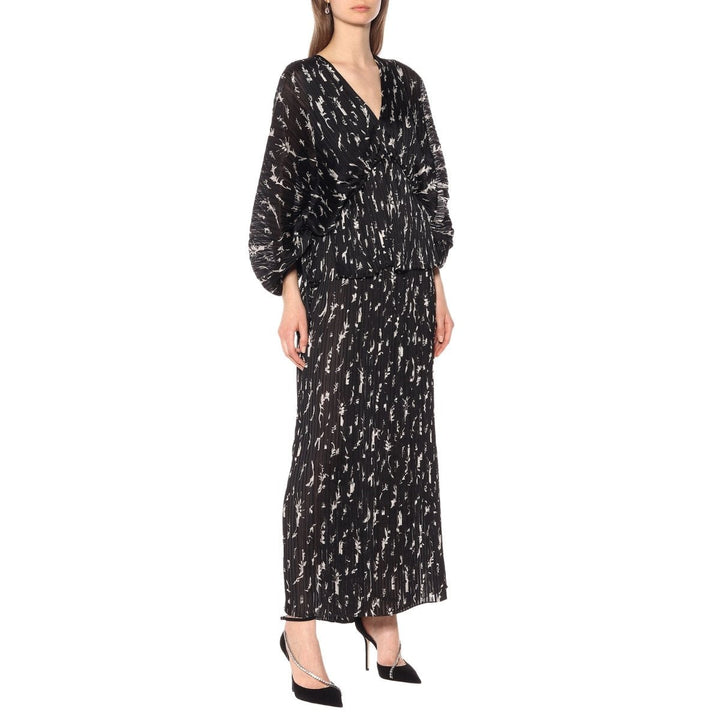 Pleated Maxi Dress