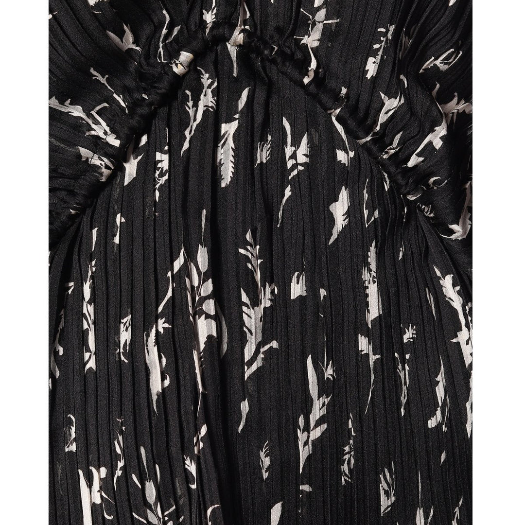 Pleated Maxi Dress
