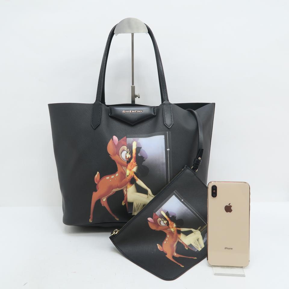 Givenchy Podium Antigona Black Calfskin Leather Tote