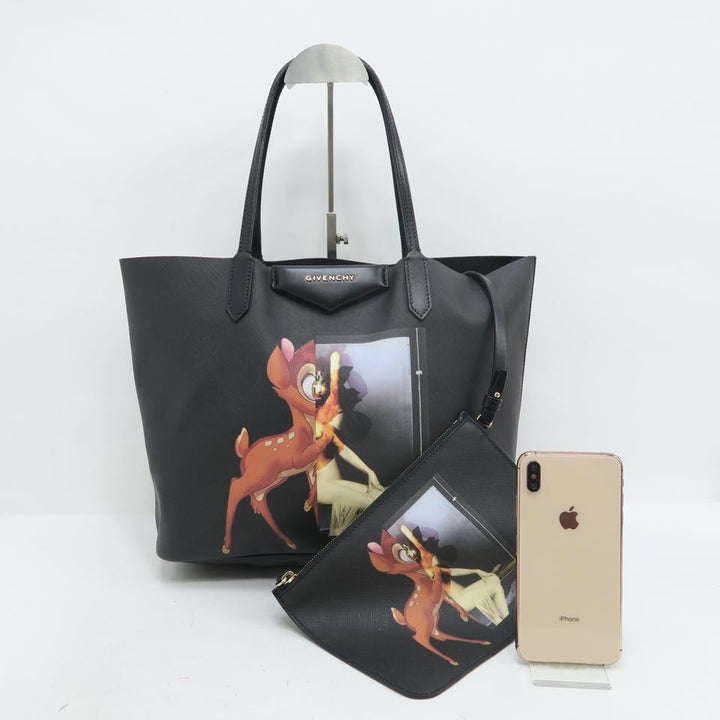 Givenchy Podium Antigona Black Calfskin Leather Tote