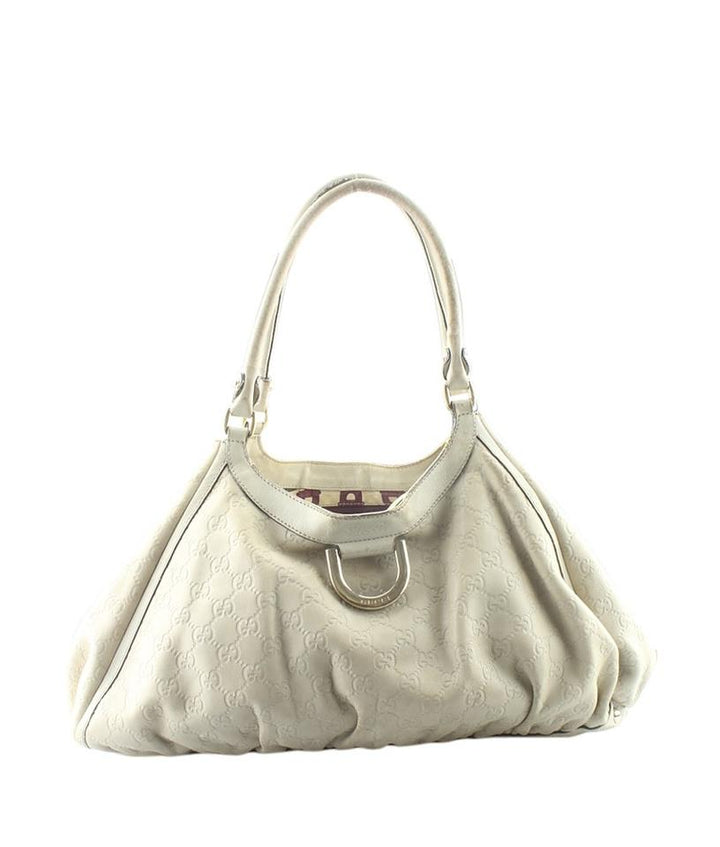 G*G 189835 D Ring G*Gssima Tan Leather Tote