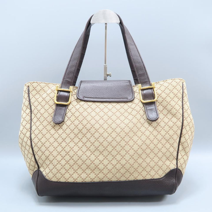 G*G 1973 Diamante Brown Gg Supreme Canvas Tote