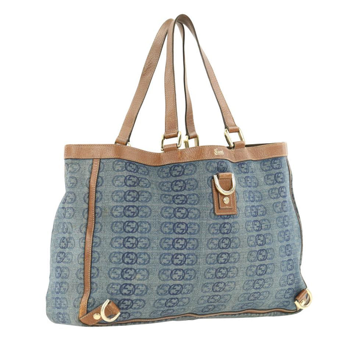 G*G Abbey Gg Blue Denim Tote