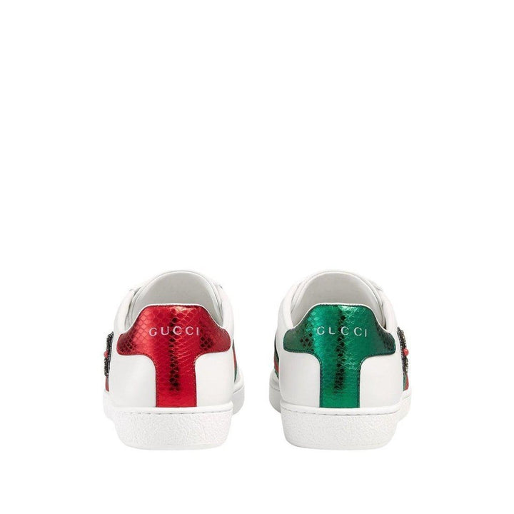 Ace Embroidered Leather Sneaker