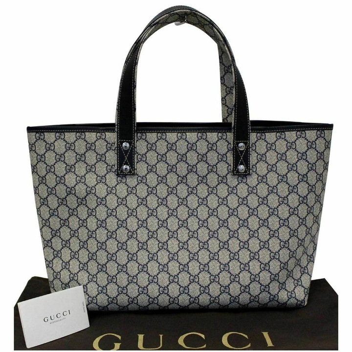 G*G Bag 211134 Blue Gg Supreme Canvas Tote