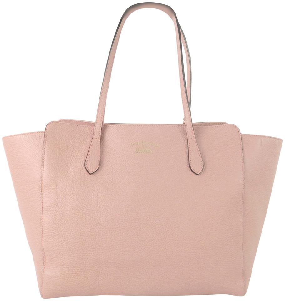 G*G Bag Swing Medium Pink Calfskin Tote