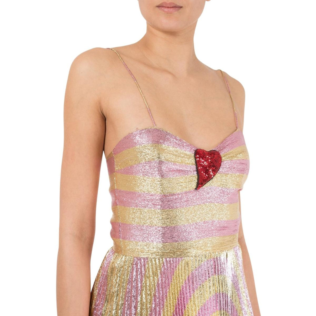 Baiadera Striped Lurex Gown